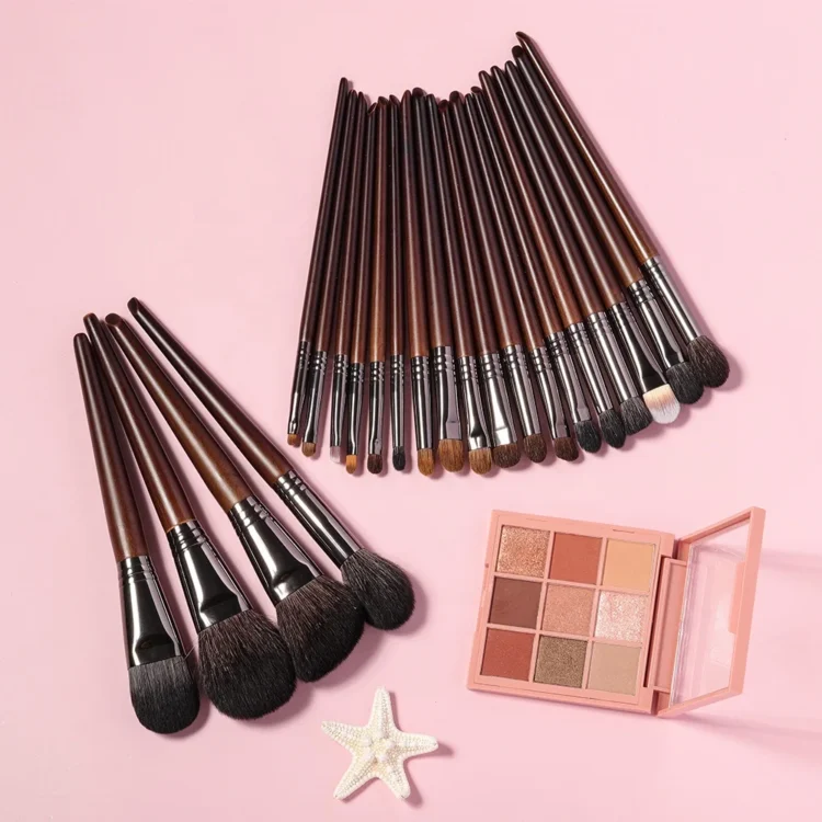 OVW 22 Pcs Set Kit Makeup Brushes Soft Natural Goat Hair Cosmetic Beauty Brush Tools