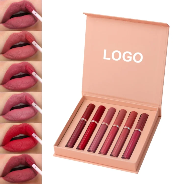 Matte Lipstick  Waterproof Lip Makeup for Girls Women Multi Colors Lip Gloss Kit Moisturizing Long Lasting Lipsticks - Image 5