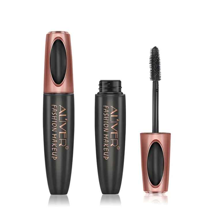 ALIVER High Quality Waterproof Eyelash Mascara Custom Private Label 4d Fiber Extender Mascara for Women Makeup - Image 2