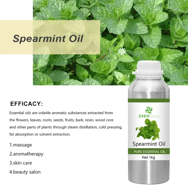 Essential Oils for Massage Oil Body Romantic Spearmint Essential Oil 100 Pure Hair Growth Skin Care Beauty Health - Image 2