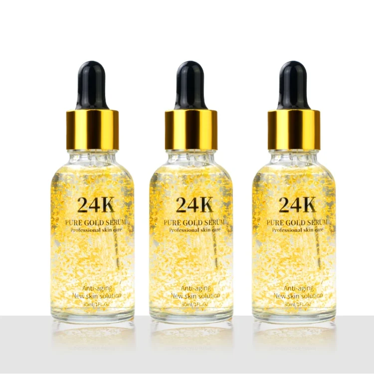 AiXin Hot Selling 30ML 24K Gold Serum Korea Deep Moisturizing Anti Aging Fade Fine Lines Beauty Skin Care OEM 24K Gold Serum - Image 6