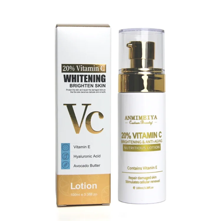 OEM Face Care 20% VC Toner Whitening Brightening Cream Shrink Pores Smooth Fresh Facial Hyaluronic Acid Vitamin C Skin Care Set - Image 3