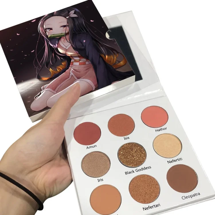 Eye Shadow Professional Cardboard Makeup No Brand Custom Color Shimmer Matte Palette Eyeshadow Private Label 9 Colors Waterproof - Image 6